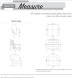 Classic Accessories Ravenna Water-Resistant 38 Inch Patio Lounge Chair Cover, Patio Furniture Covers