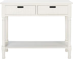 SAFAVIEH Home Collection Landers Distressed White 2-Drawer Console Table CNS5710A