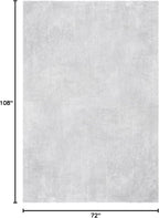 nuLOOM 6' x 9' Cozy Plush SuperiorWash Area Rug, Machine Washable, Non-Slip, Soft Fluffy Shag Carpet for Living Room Bedroom Kids Room Nursery Home Decor, Loni Light Grey