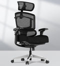 FLEXISPOT ErgoX-PRO Ergonomic Office Chair with Footrest Black – Cloudtech Cushion, 5D Lumbar, 7D Armrests, 4D Headrest, 551LBS Capacity – Office, Gaming, Home