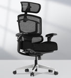 FLEXISPOT ErgoX-PRO Ergonomic Office Chair with Footrest Black – Cloudtech Cushion, 5D Lumbar, 7D Armrests, 4D Headrest, 551LBS Capacity – Office, Gaming, Home