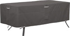 Classic Accessories Ravenna Water-Resistant 72 Inch Rectangular/Oval Patio Table Cover, Outdoor Table Cover