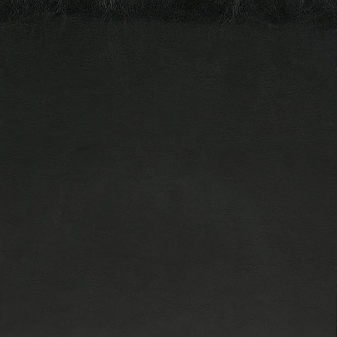 SIMPLIHOME Kingsley 48 inch Wide Transitional Rectangle Large Storage Ottoman in Midnight Black Vegan Faux Leather, Assembled, For the Living Room, Entryway and Family Room