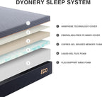 Split King Adjustable Bed Base Frame with Wireless Remote + 12 Inch SPK Gel Memory Foam Mattress Bed in a Box, Head and Foot Incline, Zero Gravity, Fiberglass Free,80" × 38"