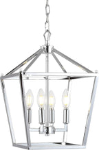 JONATHAN Y JYL7436C Pagoda Lantern Dimmable Adjustable Metal LED Pendant Classic Traditional Farmhouse Dining Room Living Room Kitchen Foyer Bedroom Hallway, 12 in, Chrome