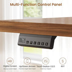 SEDETA Electric Standing Desk with 6 Drawers, 55" Adjustable Stand up Desk with Storage, Computer Desks with Power Outlets for Home Office, White