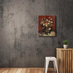 Wieco Art Vase with Chinese Asters and Gladioli Large Canvas Prints Wall Art by Van Gogh Famous Oil Paintings Reproduction Modern Abstract HD Flowers Artwork Pictures for Living Room Home