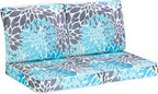 JMGBird Outdoor Cushion Tufted Pillow, Deep Seat Outdoor Chair Cushion 22"x22" Patio Cushions for Outdoor Furniture
