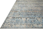 Loloi Amber Lewis Billie Collection BIL-05 Denim/Blush 8'-6" x 11'-6", 0.19" Thick Area Rug