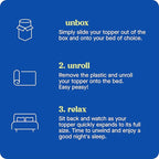 Sealy Dreamlife 3” Gel Memory Foam Queen Mattress Topper with SealyComfort Gel Foam, 1 Year Limited Warranty, Made in The USA