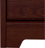 Bush Furniture Cabot 2 Drawer Lateral File Cabinet in Harvest Cherry, Home Office Chest for Letter, Legal, and A4-size Document Storage