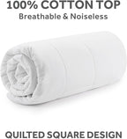 Sunbeam Premium Quilted Electric Heated Mattress Pad, 54" x 75", 12 Heat Settings, 12-Hour Selectable Auto Shut-Off, Warmth for Restful Sleep, Machine Washable, White