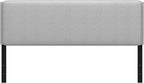 Hillsdale, Emslie King Upholstered Adjustable Headboard, Light Gray