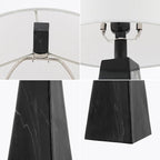 JONATHAN Y JYL1037D-SET2 Owen 20.5" Resin LED Table Lamp Contemporary, Office, Living Room, Family Room, Dining Room, Bedroom, Hallway, Foyer, Black Marble Finish (Set of 2)
