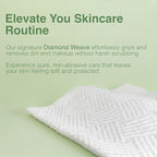 verttech™ Diamond Weave Disposable Face Towels, 100 Count (2 x 50 Count) –Clean Towels XL10"x12", Ultra Absorbent, Facial Tissue for Clean Skin, Makeup Remover Wipes