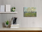 Wieco Art Orchard with Blossoming Apricot Trees Giclee Canvas Prints Wall Art of Van Gogh Famous Oil Paintings Reproduction Modern Classic Flowers Landscape Pictures Artwork for Home Decoration