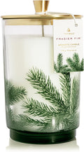 Thymes Frasier Fir Candle - Heritage Pine Needle Luminary Scented Candles - Elegant Pine Candle - Crisp Siberian Fir, Cedarwood & Sandalwood - Holiday Candles - Christmas Decor (Large, 16 oz)