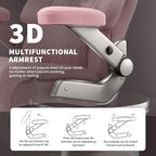Big and Tall Office Chair 700lbs- Large High Back Executive Computer Desk Chair with 3D Flip-Up Arms, Adjustable Lumbar Support, Extra Wide Plus Size Seat, Heavy Duty Metal Base & Quiet Rubber Wheels