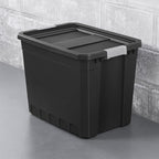 Sterilite TOTE STACKER BLACK 27GA 14889004