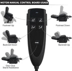 Recliner Chairs for Adults, Power Lift Chair for Elderly, Oversized Bedroom Chair with Massage&Heat, Leather Nursery Glider Chair for Living Room, Sofa Chair Home Theater Seating with Lumbar Support