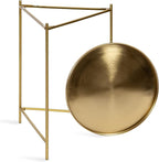 Kate and Laurel Ulani Modern Nesting Side Table; Set of 2; Gold; Sophisticated Glam End Tables for Storage and Display
