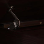 SIMPLIHOME Connaught Entryway Storage Bench - 42 inch Wide Solid Wood Storage Seat in Dark Chestnut Brown, Traditional Bench for Entryway or Living Room with Lift-Up Lid and Elegant Moulding Detail