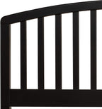 Hillsdale Carolina Headboard, Bed Frame Not Included, Full/Queen, Black