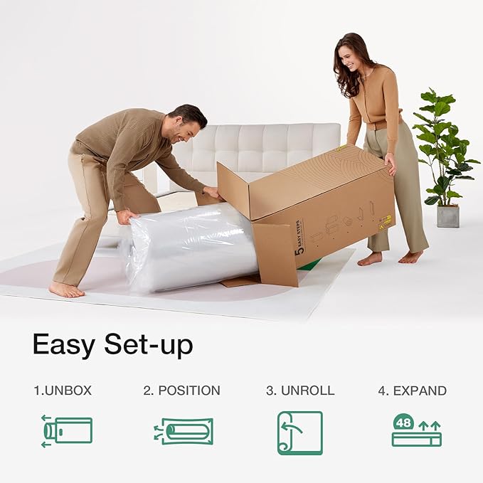 Novill 8 Inch Foam and Spring Hybrid Mattress, Twin Mattress in a Box, Medium Support, CertiPUR-US Certified Foam & Steel Coils, Durable Design, Guest and Youth Bedroom, Eco-Friendly Packaging