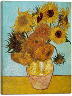 Wieco Art Large Canvas Wall Art Sunflower by Vincent Van Gogh Oil Paintings Reproduction Abstract Wall Decorations for Living Room Home Office Decorations
