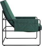 FLEXISPOT Accent Chair for Living Room,Arm Chair for Bedroom,with Wide Large Plus Size Cushion,Metal Frame,Reading Bedroom Chair Armchair for Home/Office/Cafe/Apartment/Waiting Room,Green