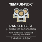 TEMPUR-Adapt 2.0 Medium 11 inch Memory Foam Mattress, Split California King