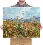 Wieco Art Canvas Prints Green Ears of Wheat by Vincent Van Gogh Impressionism Canvas Wall Art Famous Paintings Reproduction Pictures Artwork Wall Art for Living Room Home Decor
