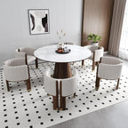 homary Velvet Fluted Accent Chair for Living Room with Wood Frame, High Resilience Foam, Elegant Modern Armchair (White)