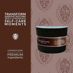 Pecksniffs Black Tall Bourbon & Mandarin Scented Candle | 3 Wicks, 283g/9.9oz