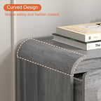 3 Drawer Dressers for Bedroom, 32" Wide Wood Storage Dresser & Chest of Drawers Organizer, Large Modern Dressers with 3 Drawer Storage Organizer for Bedroom Living Room Hallway Closet, Grey