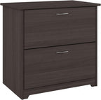 Bush Furniture Cabot 2 Drawer Lateral File Cabinet in Heather Gray, Home Office Chest for Letter, Legal, and A4-size Document Storage