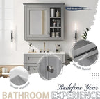 30" Bathroom Vanity with Matching Medicine Cabinet, Modern Sink Storage Cabinet with Drawers, Soft Closing Doors and Shelf, Bathroom Vanities with Sink & Mirror
