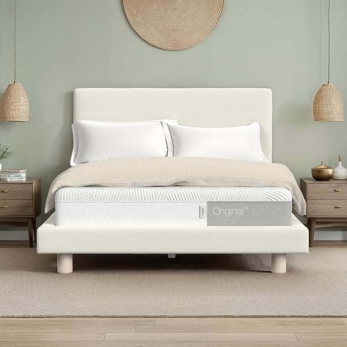Casper Sleep Original Hybrid Full Mattress – Medium Feel with Zoned Support – Motion Isolation – Breathable, Cooling Memory Foam – 100-Night Trial – CertiPUR-US