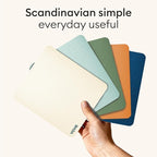 Vove Swedish Dishcloths 5-Pack, Coastal Calm - FSC Certified Cellulose & Cotton, Oeko-TEX Standard 100, Reusable Washable Kitchen Cleaning Cloths, Eco Friendly