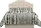 Dawson Queen Headboard Silver PU