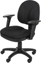 OEF Furnishings Comfort Office Chair, 18"-22", Black