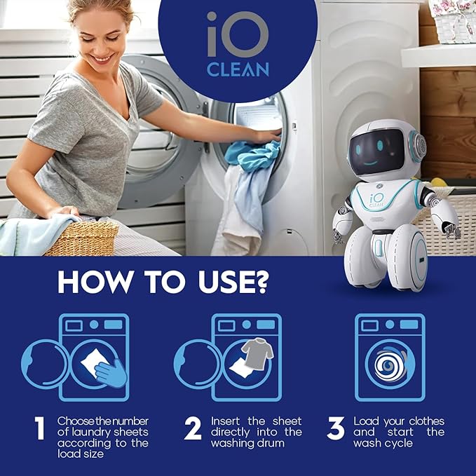 Eco-Friendly Laundry Detergent Sheets – 30 Pack | Ultra-Concentrated & Hypoallergenic | Biodegradable & Travel-Friendly | Zero-Waste Laundry Strips for Fresh, Powerful Cleaning