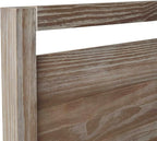 Grain Wood Furniture Loft Full Size Solid Wood Bed, Weathered Pine