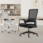 CLATINA Office Chair Swivel Executive Chair, Adjustable Ergonomic Computer Chair with 3D Armrest and Lumbar Support, Mesh Backrest Task Chair for Home Office Conference Room, Studio, 2 Pack