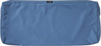 Classic Accessories Ravenna 42 x 18 x 3 Inch Bench/Settee Cushion, 1 Count (Pack of 1), Empire Blue, Patio Loveseat Cushion