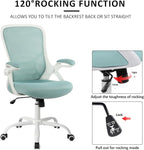 HYLONE Office Chair Ergonomic Desk Chair with Adjustable Armrests, Mesh Executive Chair, Home Office Computer Chairs for Long Hours(Blue)
