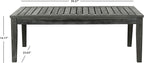 SAFAVIEH Outdoor Collection Fresno Dark Slate Grey and Beige 4Pc Outdoor Living Set