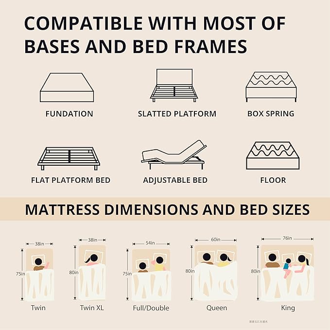 EGOHOME 12 Inch Cal King Memory Foam Mattress for Back Pain, Cooling Copper Gel Bed in a Box, Foam Made in USA, CertiPUR-US Certified, Therapeutic Medium Firm, 72x84x12 Black