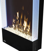 Napoleon Allure 38 inch Vertical Wall Mount Electric Fireplace - Black, NEFVC38H