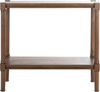 SAFAVIEH Home Collection Rafiki Brown Lower Shelf Console Table CNS5714C